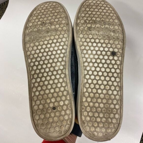 Sam Edelman Grey velvet and feather pom pom slip on sneakers - Picture 5 of 7